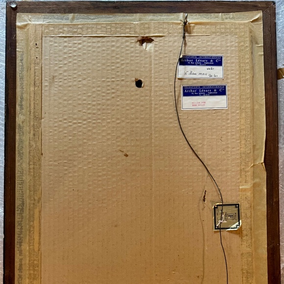 Vintage Nicola Ortis Poucette "Circus" Oil Painting: Naïve-Style French Folk Art - Picture 8 of 14